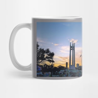 visit, appreciate, stroll, outing, park, green, travel, nature, outdoor, out, philippines, trip, quezon city, quezon memorial circle, monument Mug